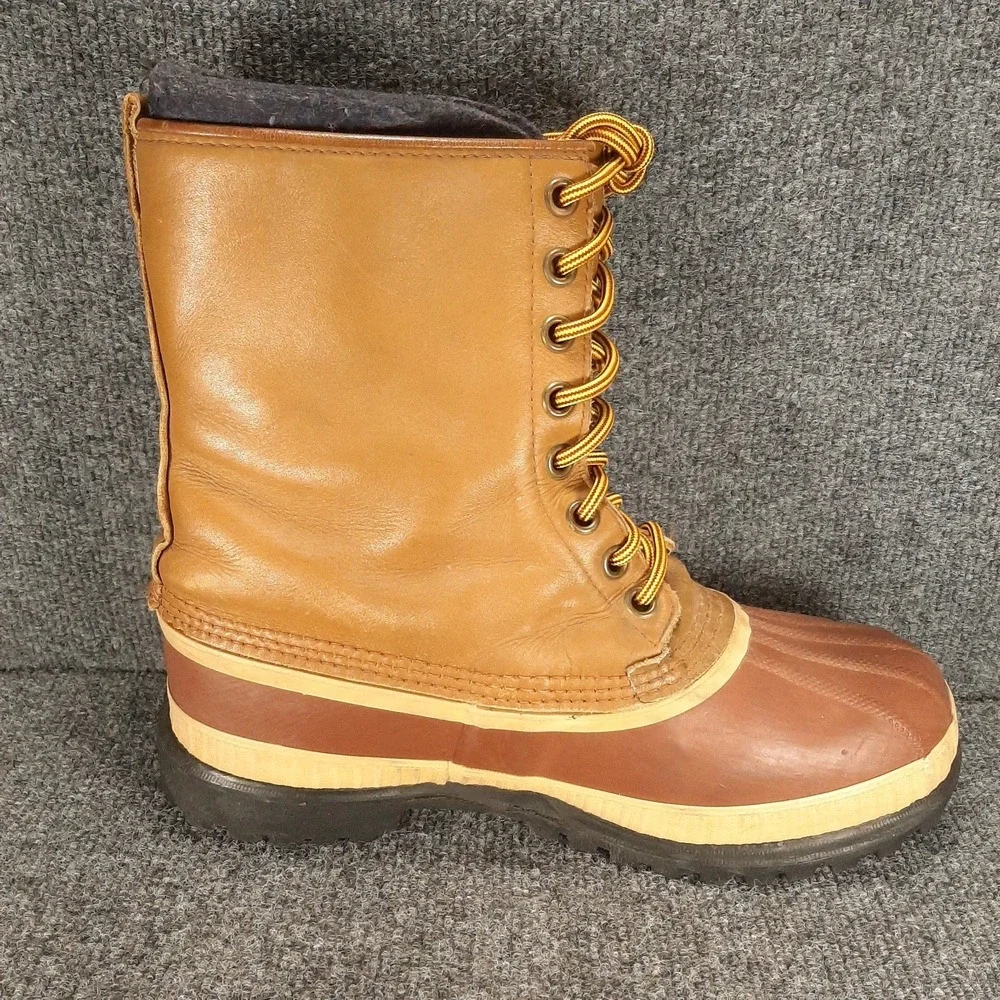 Sorel Mark V Men's 9.5 Boots Waterproof Rubber Leather Pac Boot w/Liner
